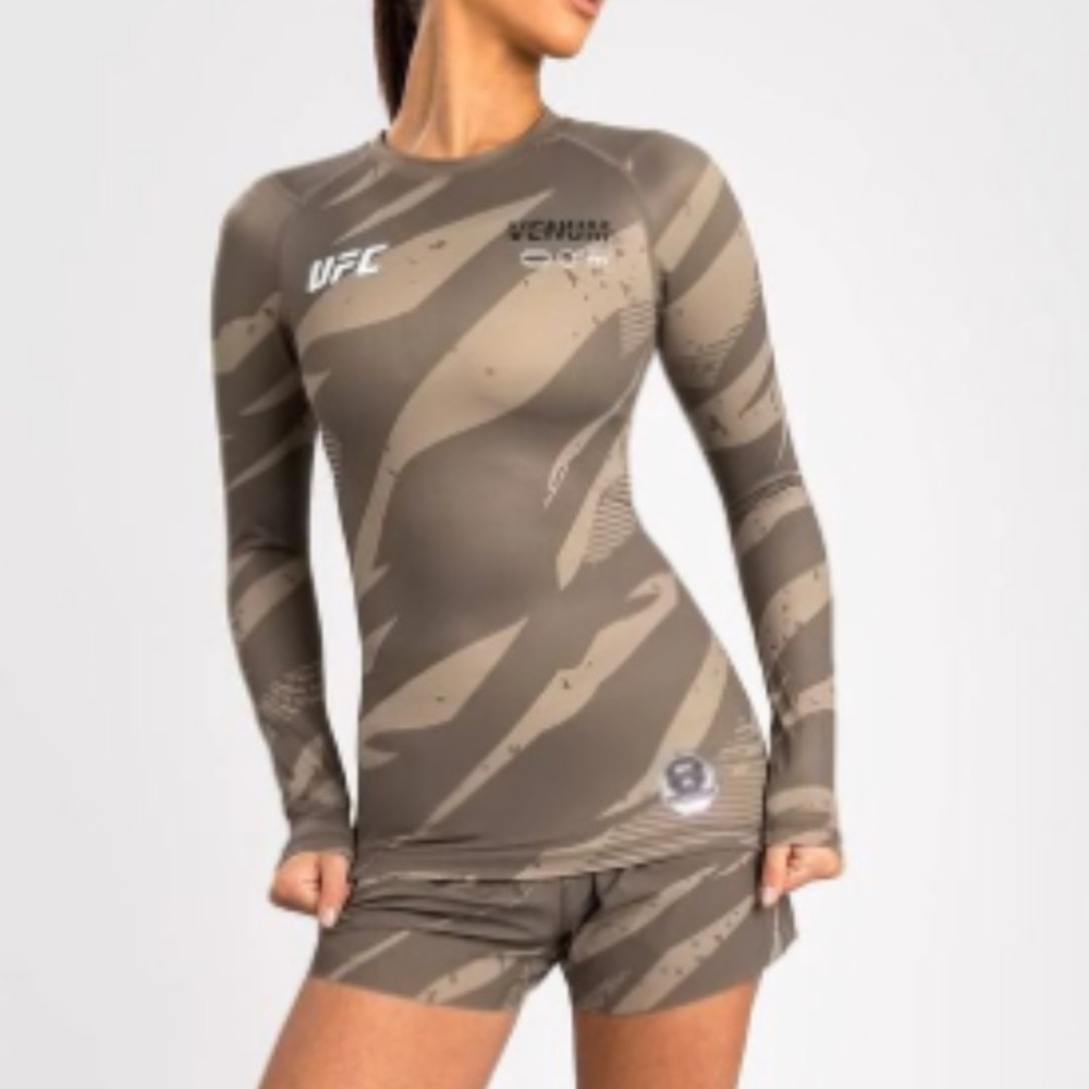 Venum Women's Long Sleeve Desert Camo Rashguard